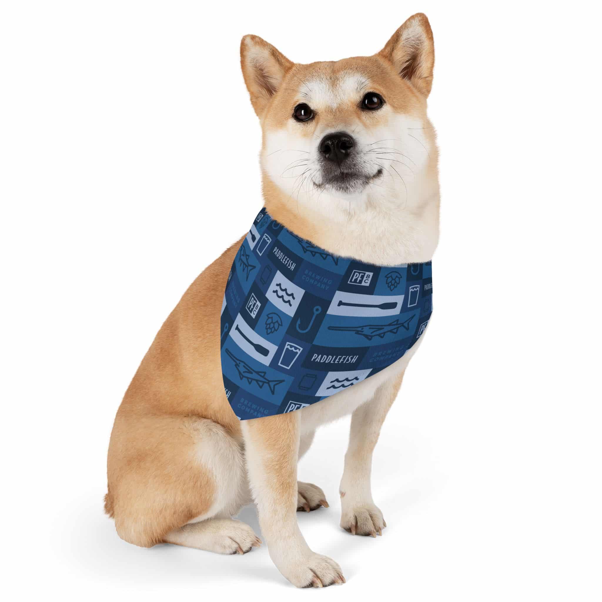 Paddlefish Pet Bandana Collar - Image 2