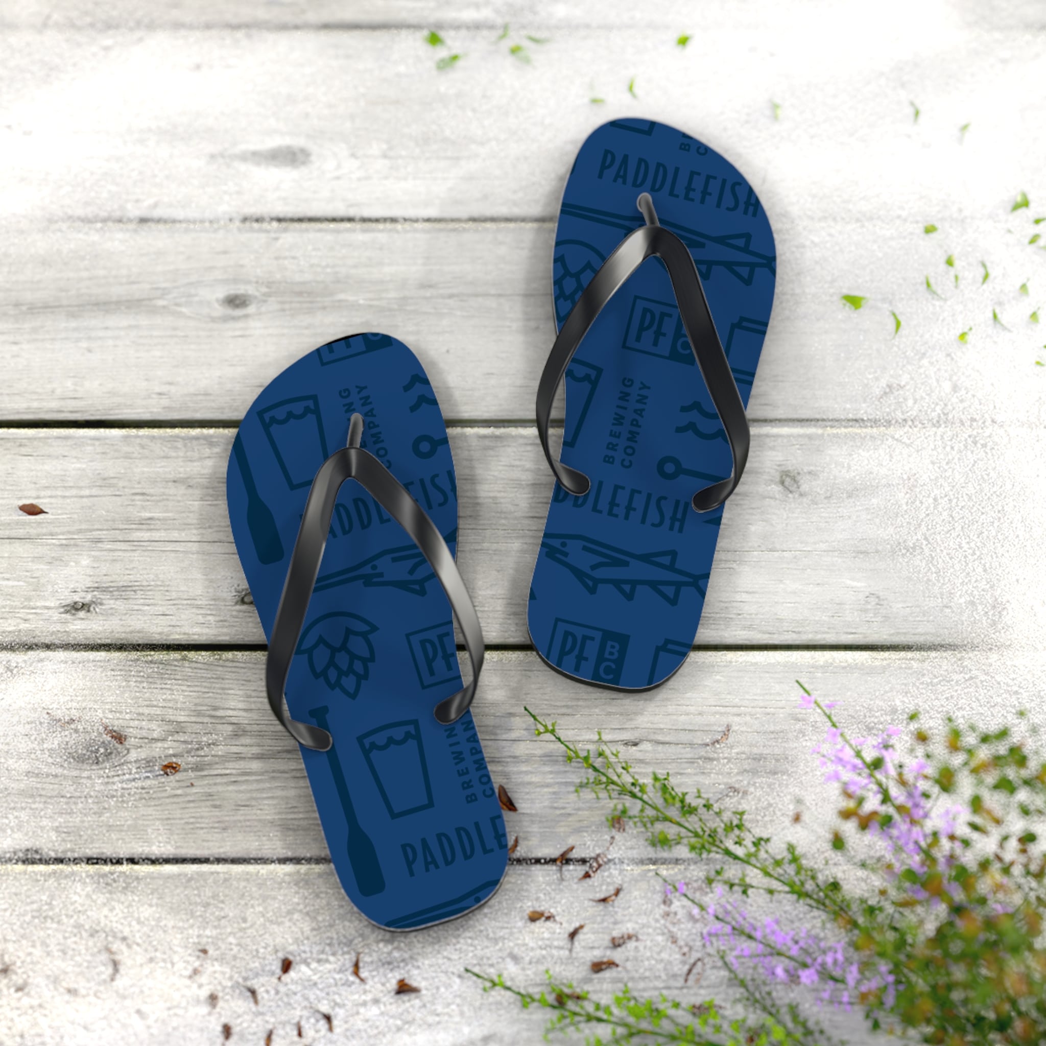 Paddlefish Brewing Flip Flops - Image 4