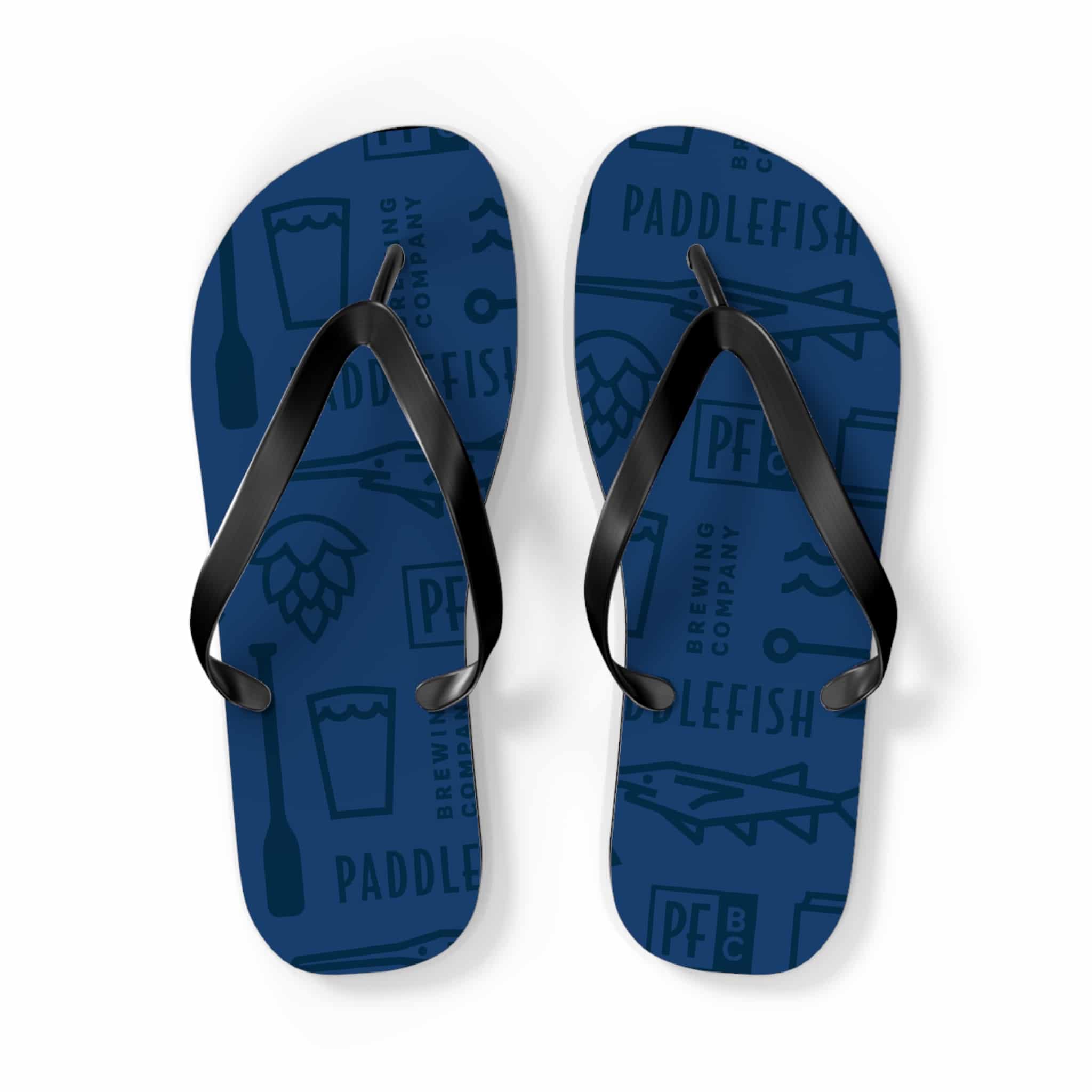 Paddlefish Brewing Flip Flops