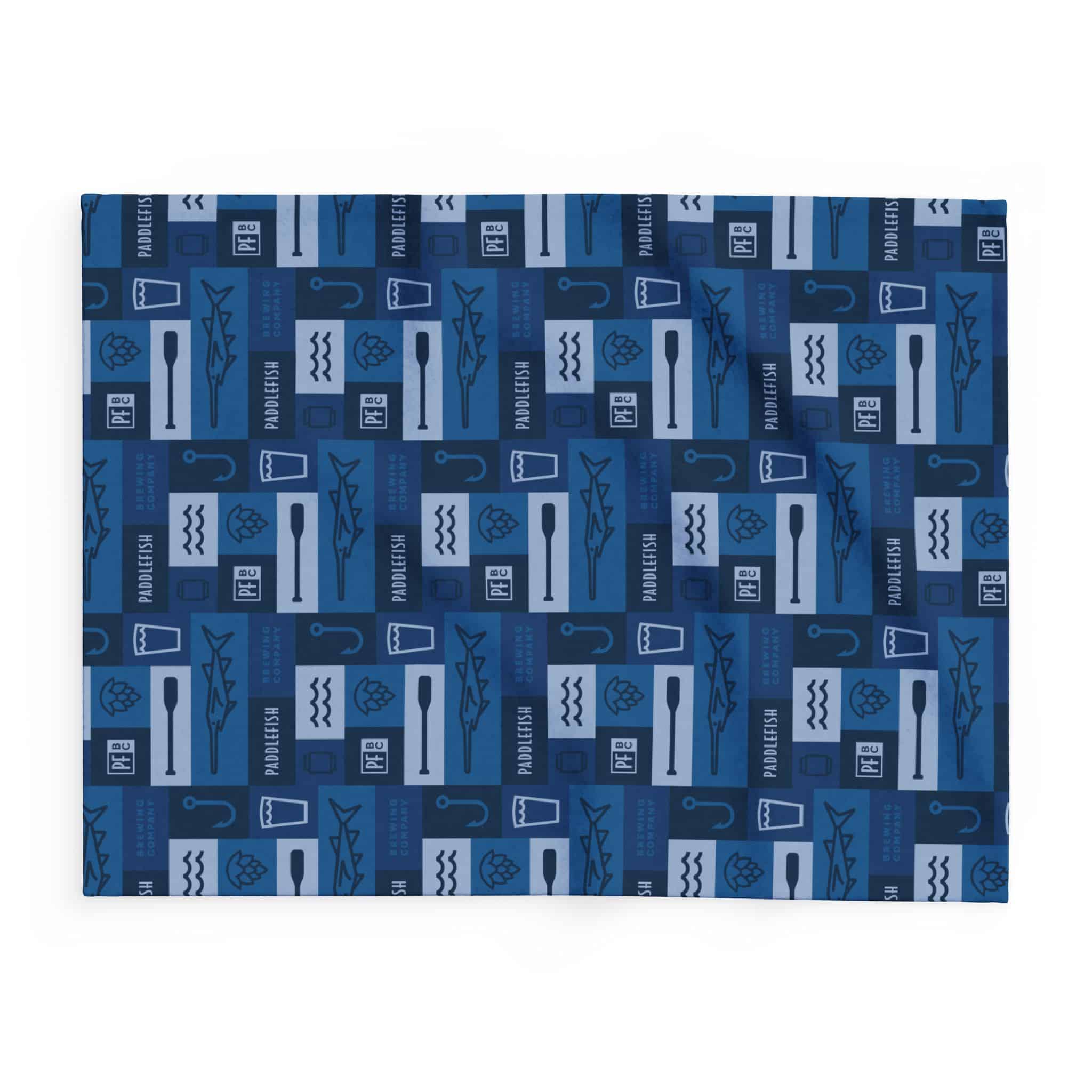Paddlefish Brewing Fleece Blanket - Image 2