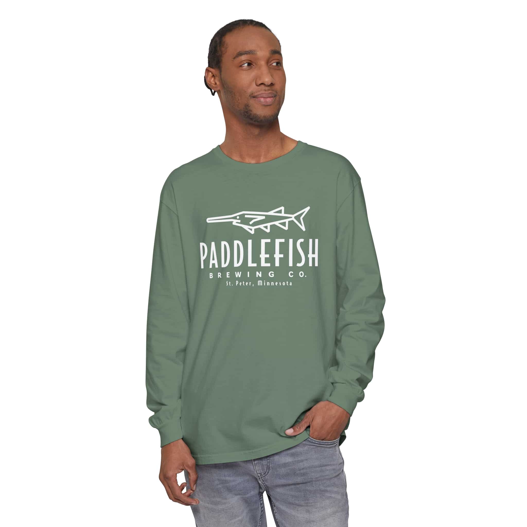 Paddlefish Brewing Long Sleeve T-Shirt - Image 28